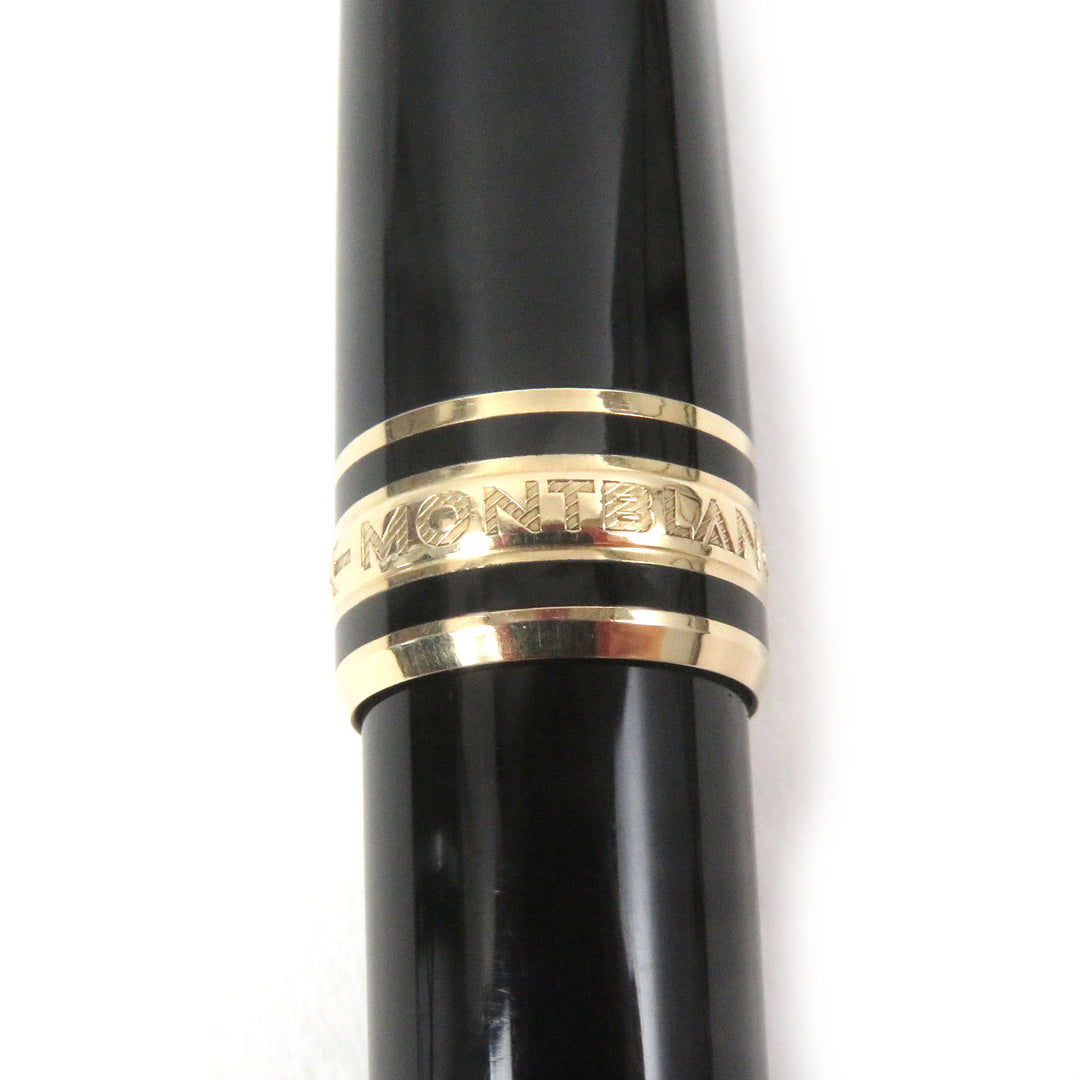 Great MONTBLANC Ballpoint pen Meisterstck Classic Twist type Black gold mens