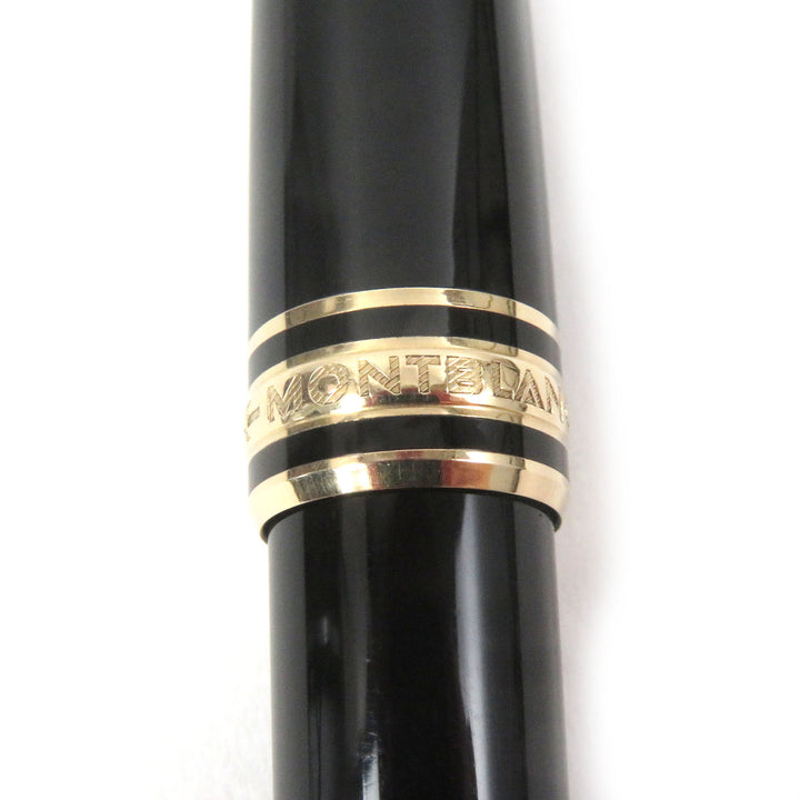 Great MONTBLANC Ballpoint pen Meisterstck Classic Twist type Black gold mens