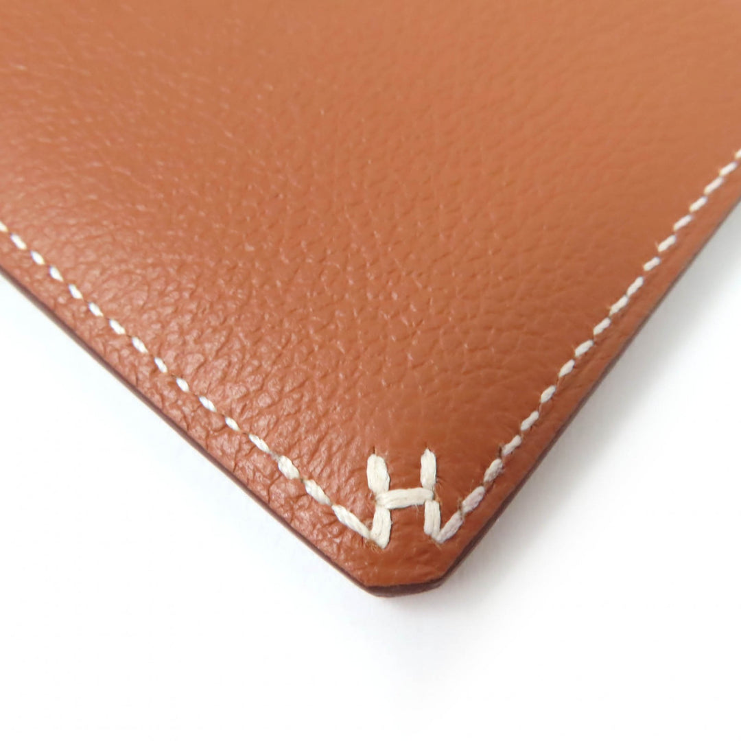 Pristine HERMES Card Case Hserie Vor Evercolor Women