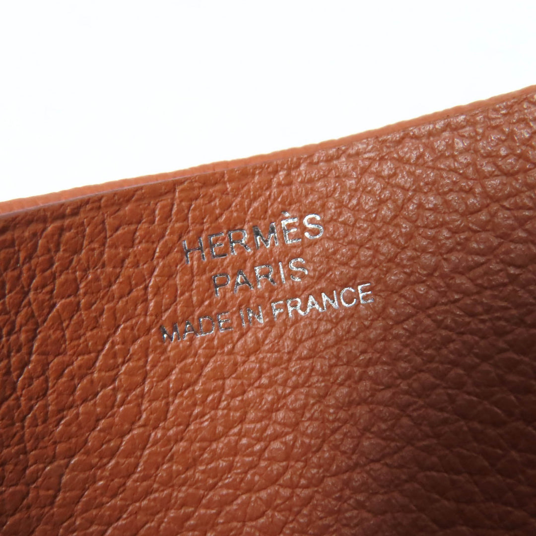 Pristine HERMES Card Case Hserie Vor Evercolor Women