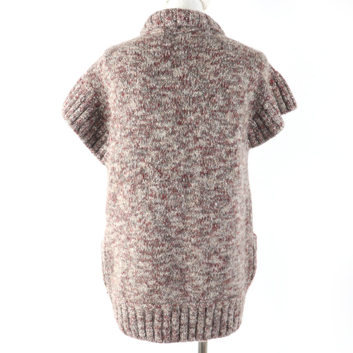CHANEL cardigan Alpaca Blend COCO Mark Button Mix Knit Women 34 P420009K03238
