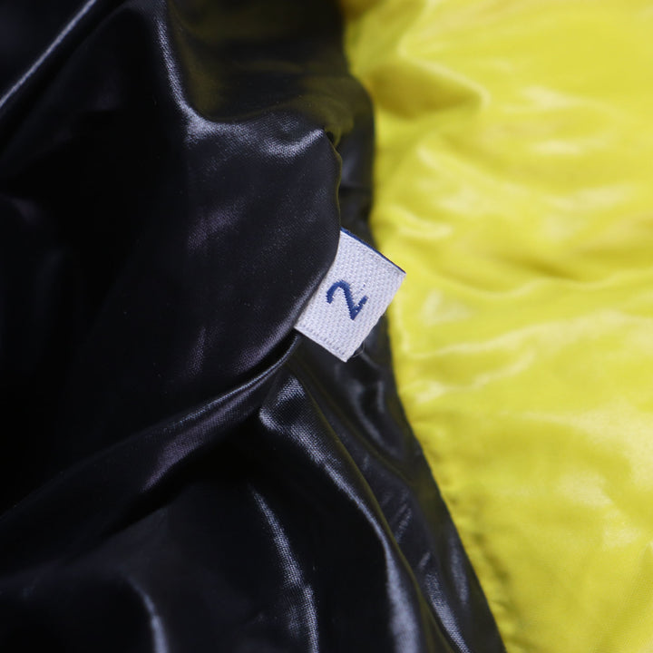 Great MONCLER Down jacket ASPIN Double zip-up with hood and patch yellow Nylon mens 2