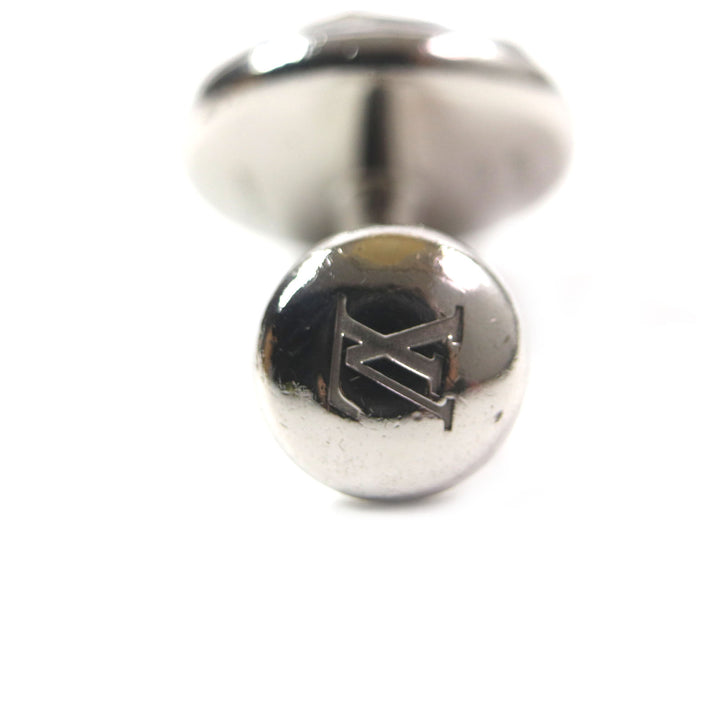 Great LOUIS VUITTON Cufflinks Men's Jewelry Accessories Logo metal Silver MP1318