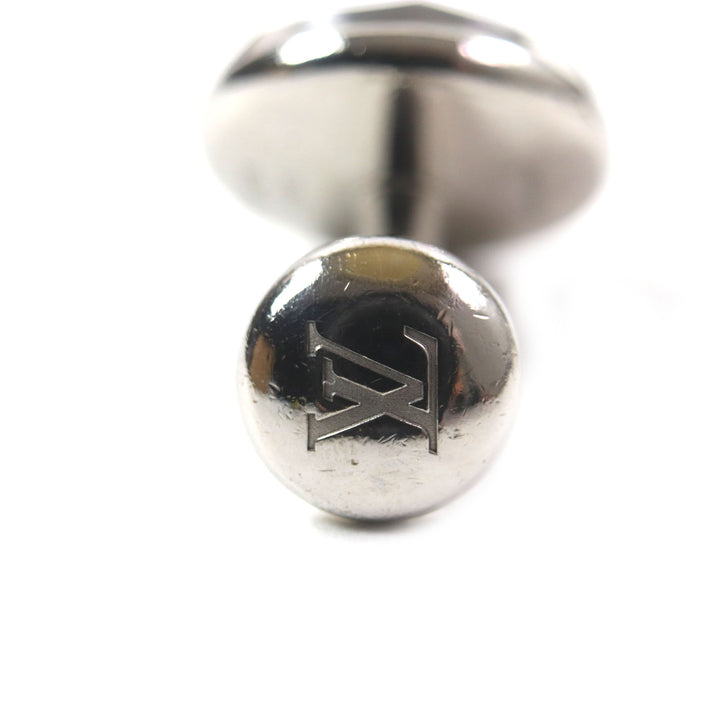 Great LOUIS VUITTON Cufflinks Men's Jewelry Accessories Logo metal Silver MP1318