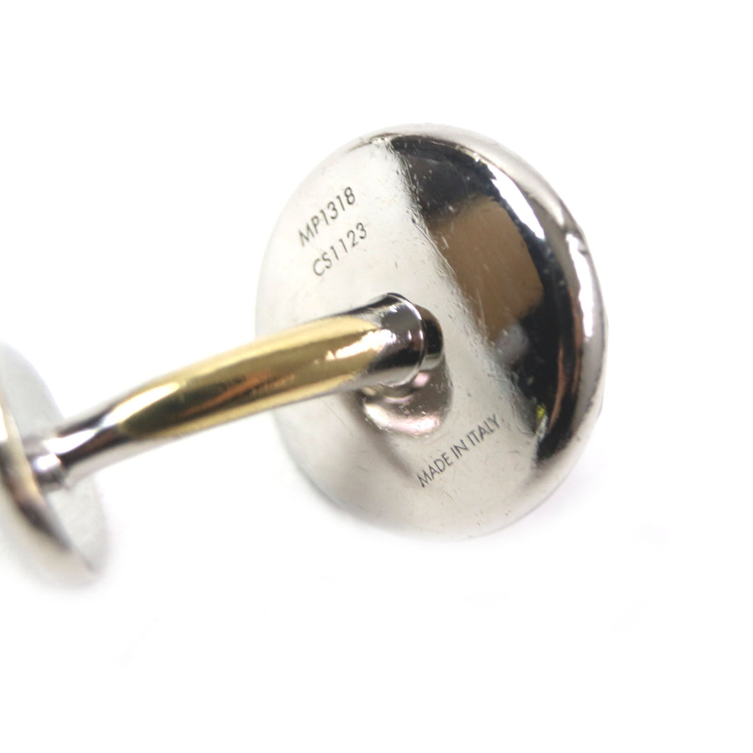 Great LOUIS VUITTON Cufflinks Men's Jewelry Accessories Logo metal Silver MP1318