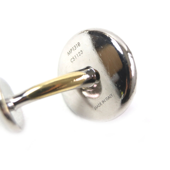 Great LOUIS VUITTON Cufflinks Men's Jewelry Accessories Logo metal Silver MP1318