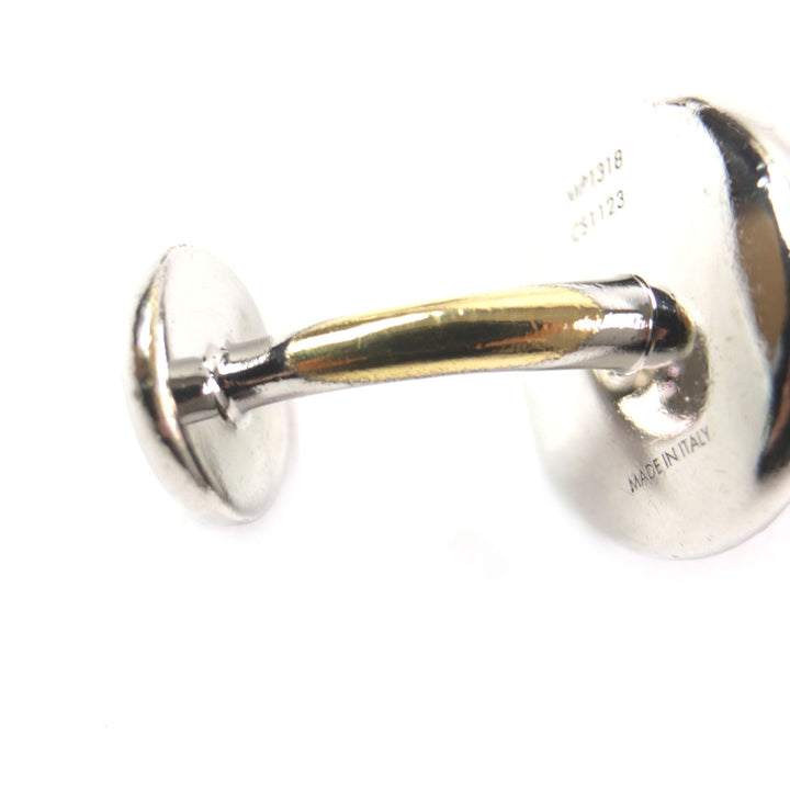 Great LOUIS VUITTON Cufflinks Men's Jewelry Accessories Logo metal Silver MP1318
