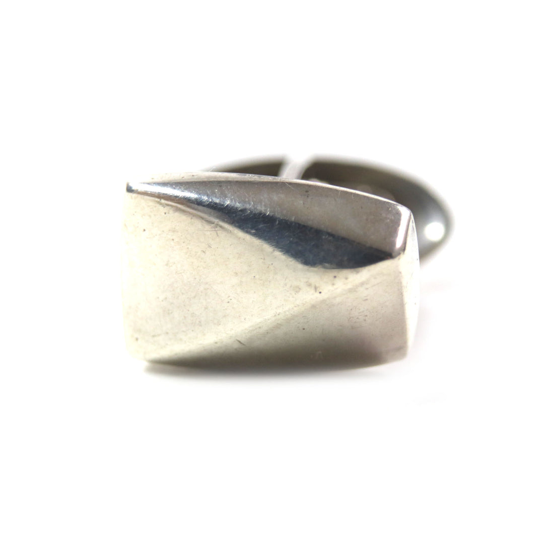 Great TIFFANY&Co. Cufflinks Men's Jewelry Engraved logo money clip Silver925