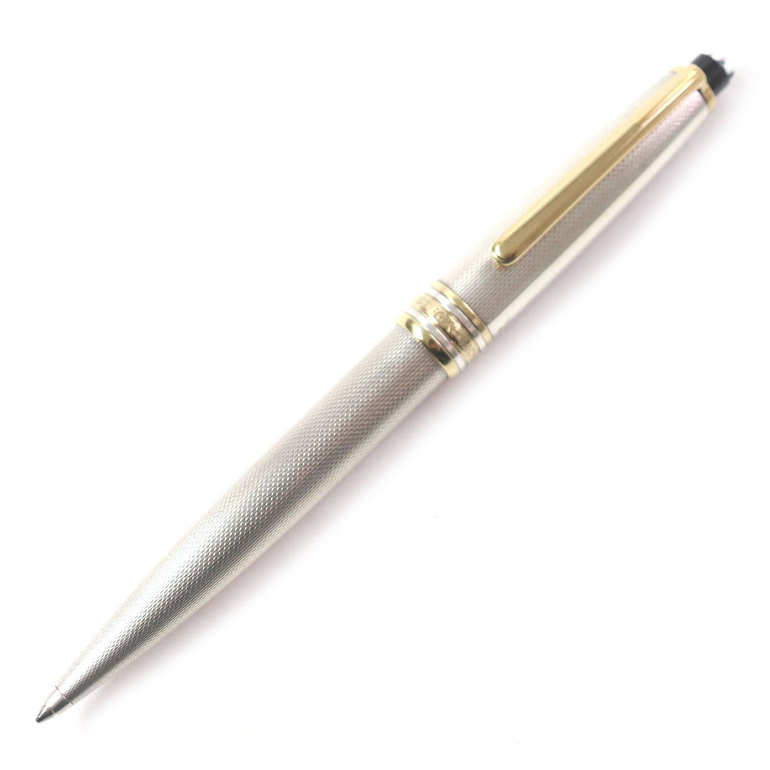 Very Good MONCLER Ballpoint pen Meisterstck Solitaire Silver gold SV925 mens