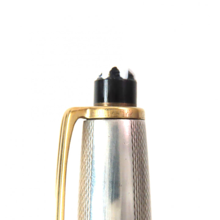 Very Good MONCLER Ballpoint pen Meisterstck Solitaire Silver gold SV925 mens