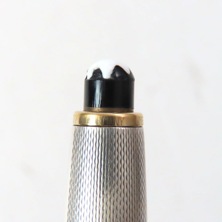 Very Good MONCLER Ballpoint pen Meisterstck Solitaire Silver gold SV925 mens