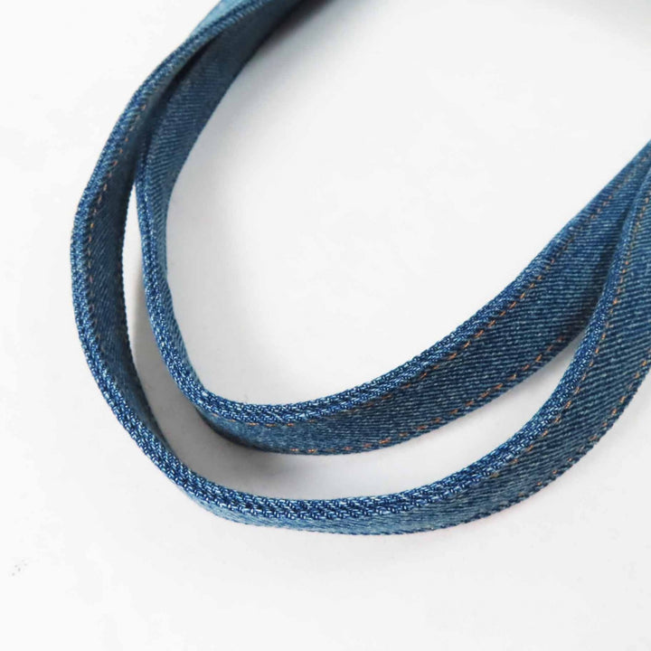 Excellent Alexander Wang Tote Bag denim Women Punch Logo Embossed Denim Tote