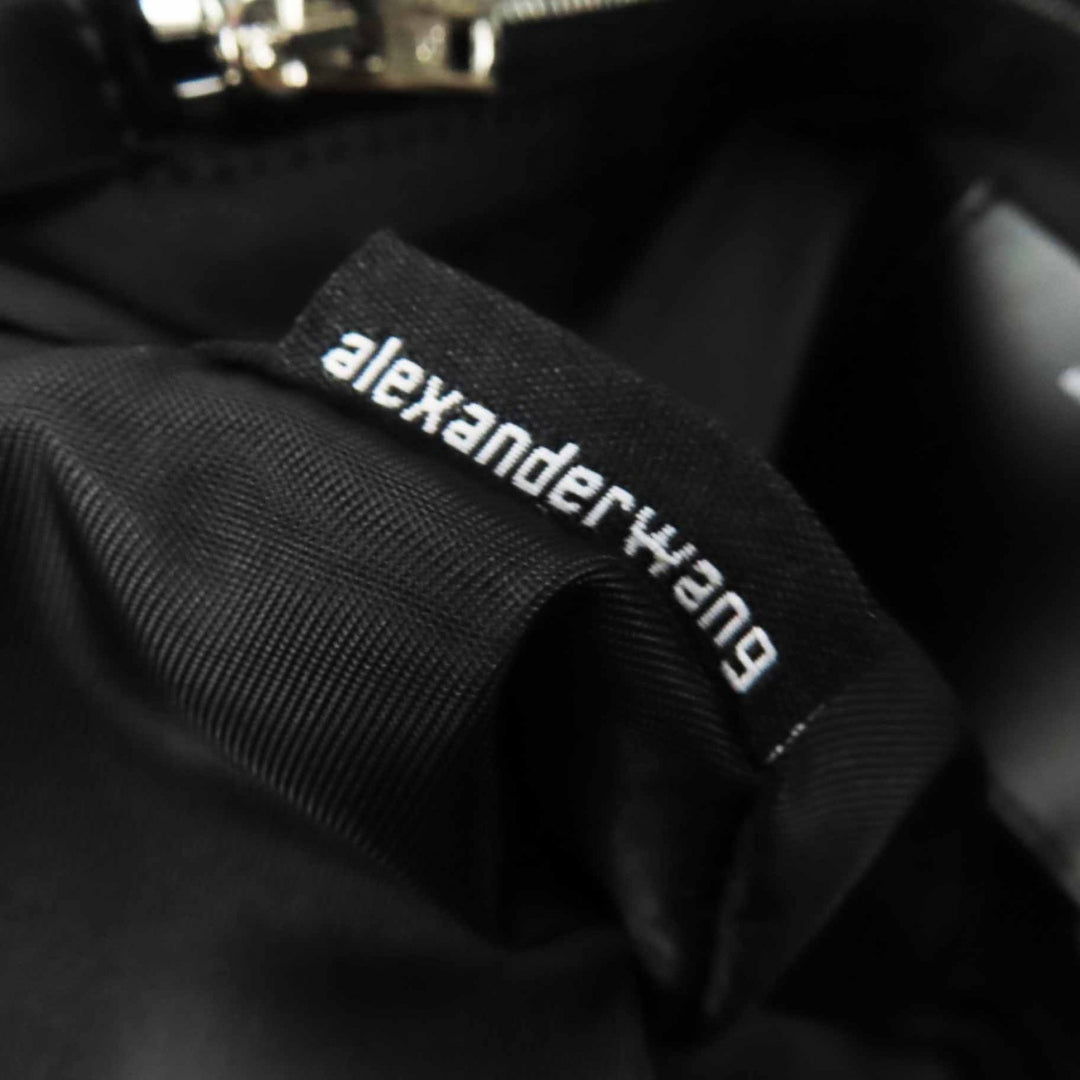 Excellent Alexander Wang Tote Bag denim Women Punch Logo Embossed Denim Tote