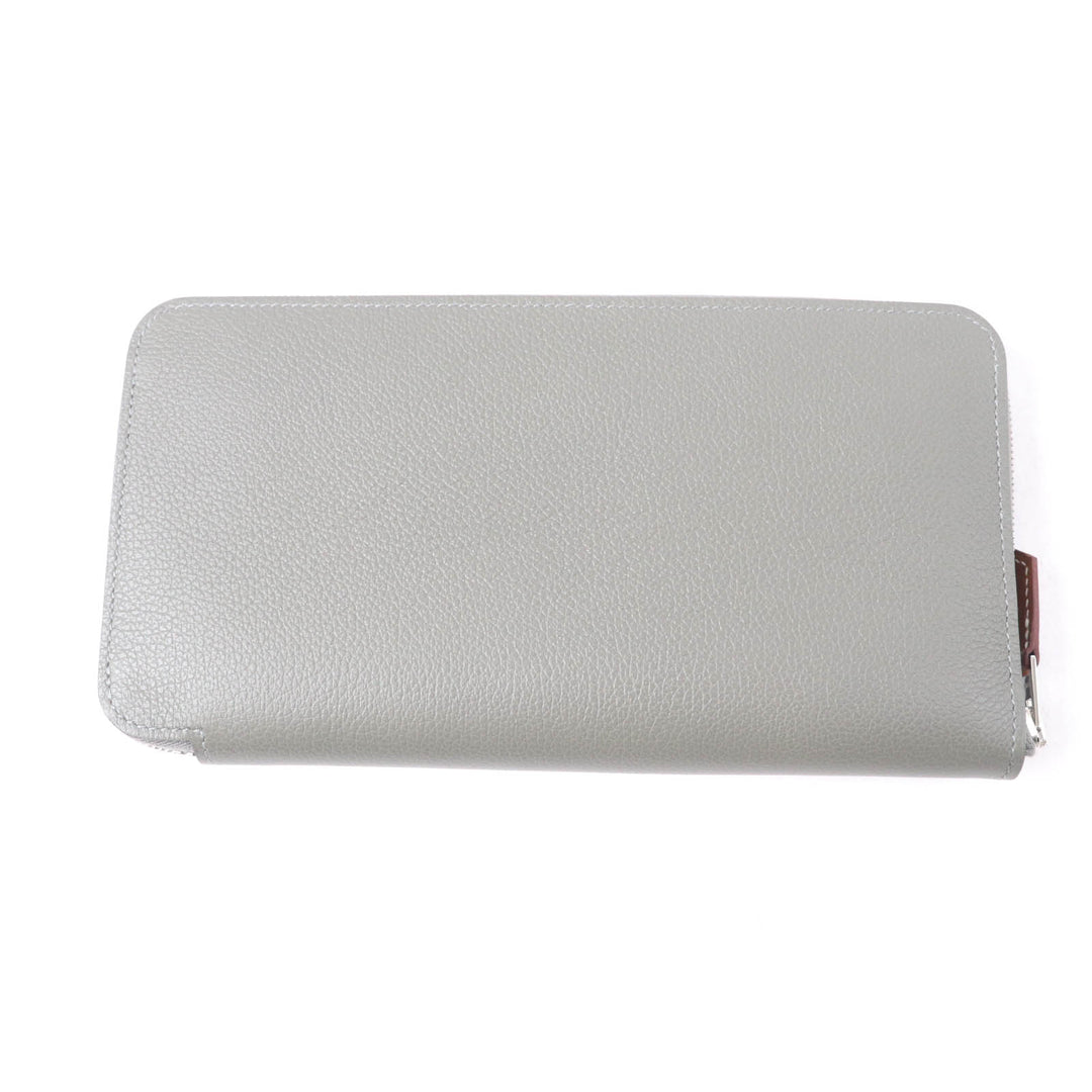 HERMES Purse Azap long silk in Round Zip Long Wallet Evercolor