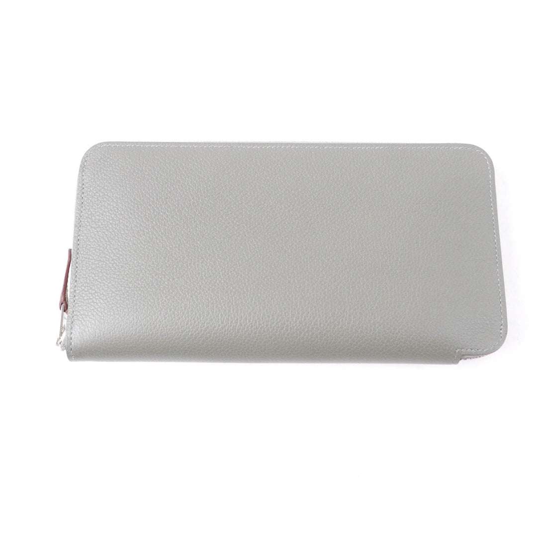 HERMES Purse Azap long silk in Round Zip Long Wallet Evercolor