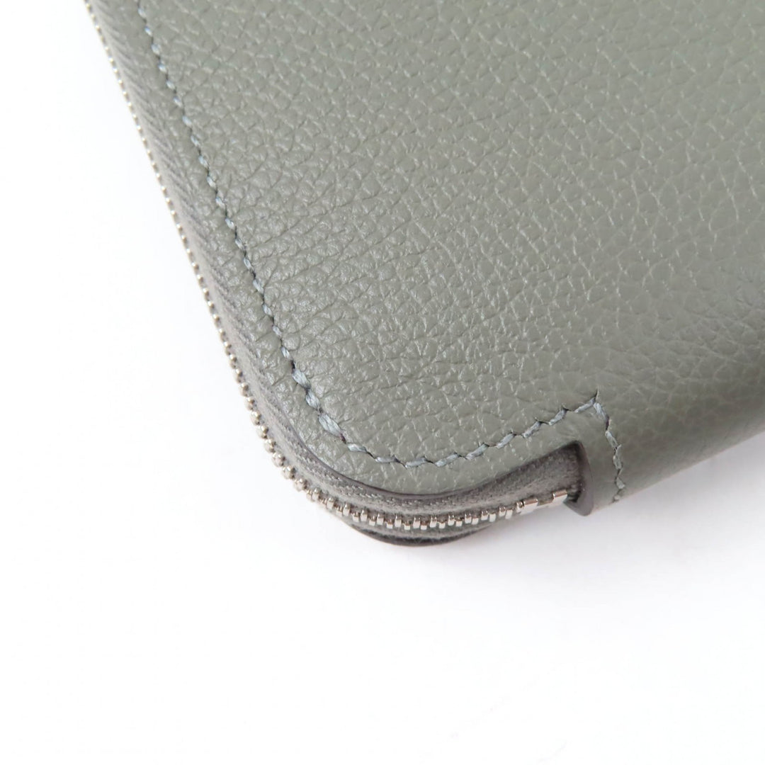 HERMES Purse Azap long silk in Round Zip Long Wallet Evercolor