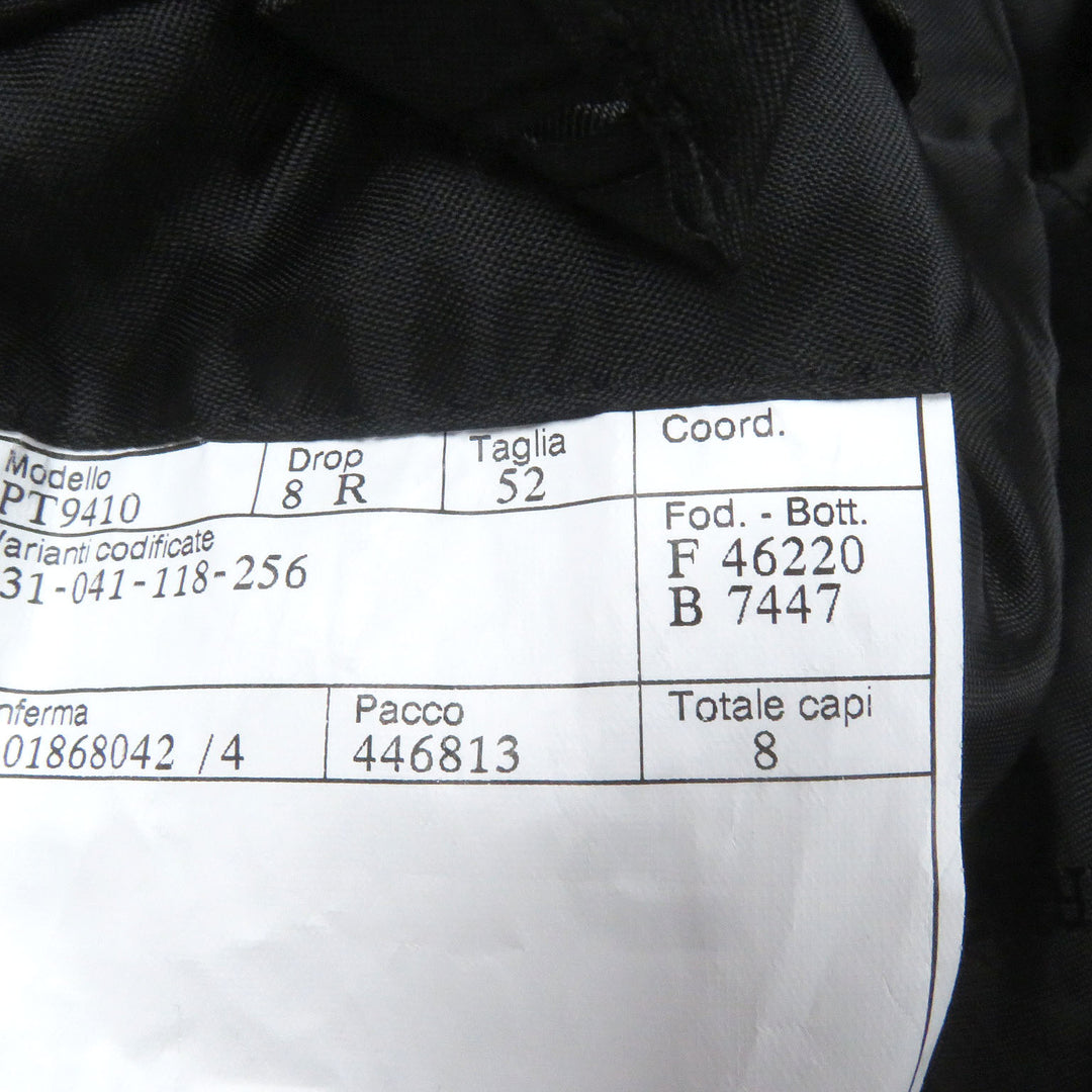 HERMES Double chester coat Super 100s wool with some lamb leather gray wool