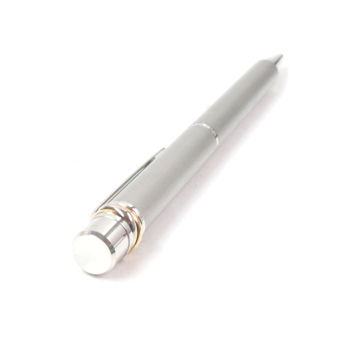 Excellent Cartier Ballpoint pen Trinity Hairline Twist Style Silver mens