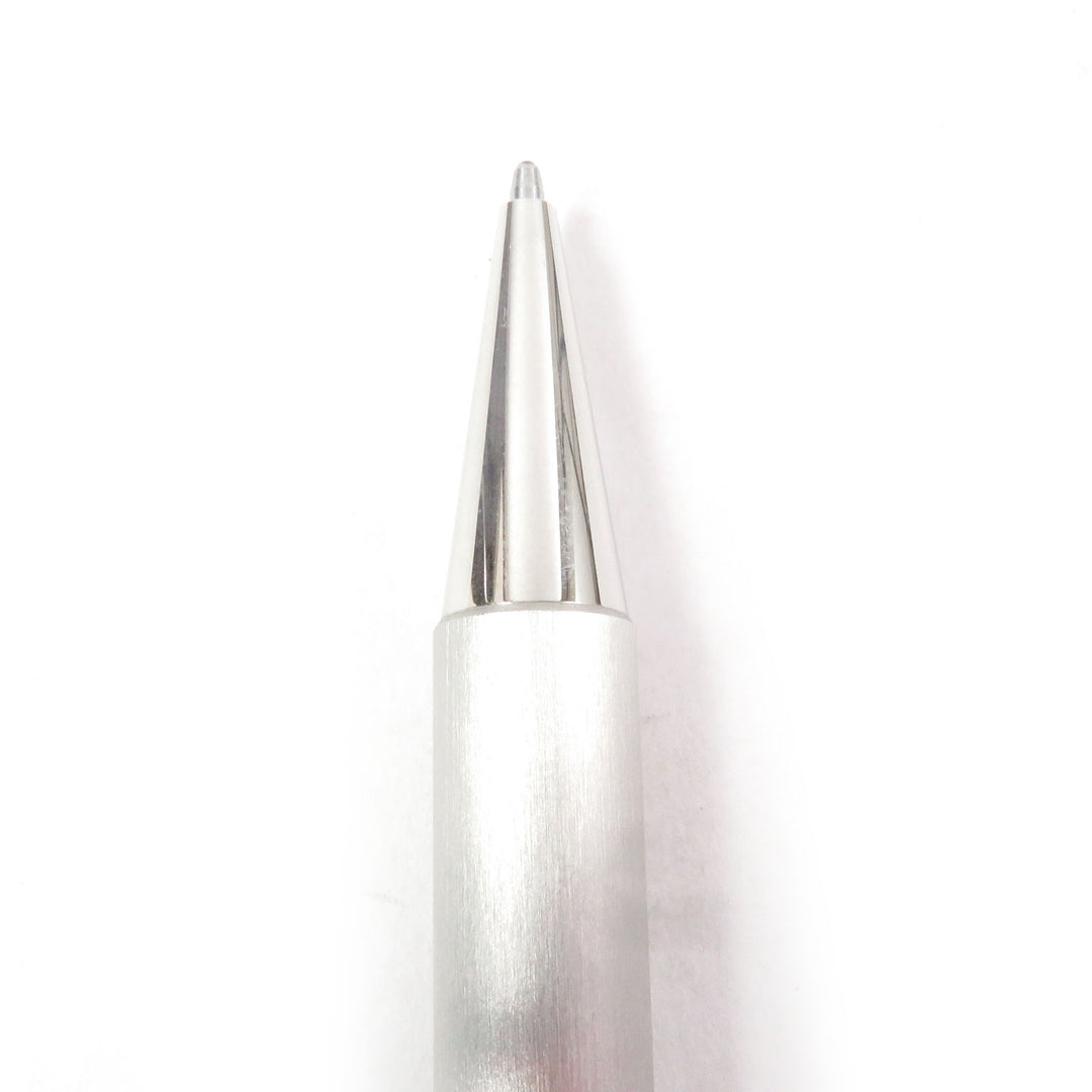 Excellent Cartier Ballpoint pen Trinity Hairline Twist Style Silver mens