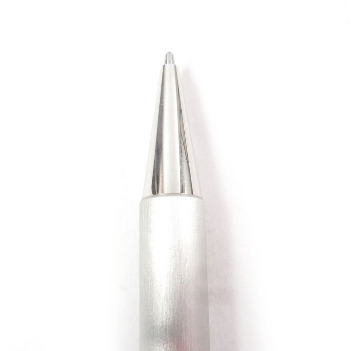 Excellent Cartier Ballpoint pen Trinity Hairline Twist Style Silver mens