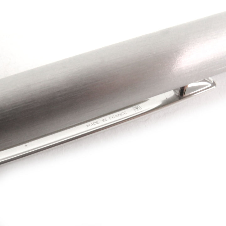 Excellent Cartier Ballpoint pen Trinity Hairline Twist Style Silver mens