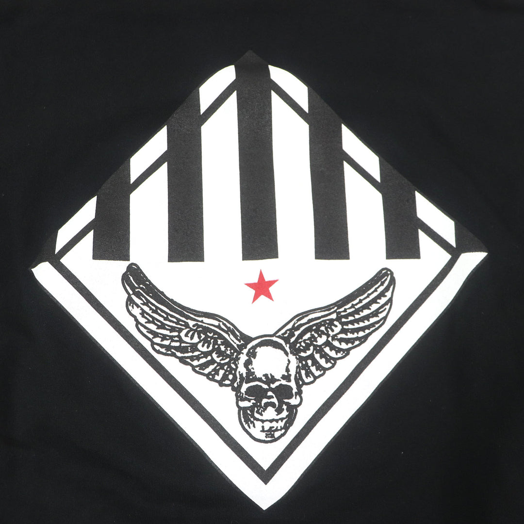 Great CHROME HEARTS hoodie FOTI ZIP HOODIE Skull hoodie black cotton mens M