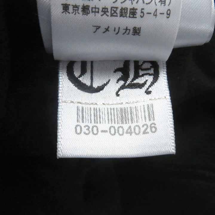 Great CHROME HEARTS hoodie FOTI ZIP HOODIE Skull hoodie black cotton mens M