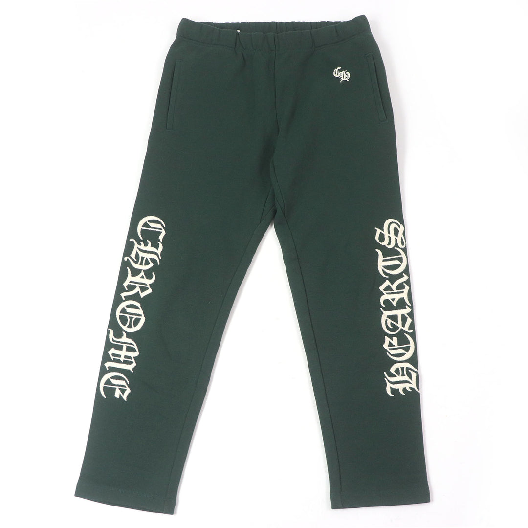 Great CHROME HEARTS Pants Y NOT SLO RIDE Logo embroidered scroll label