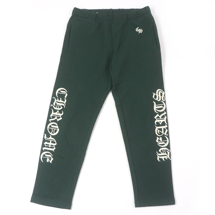 Great CHROME HEARTS Pants Y NOT SLO RIDE Logo embroidered scroll label