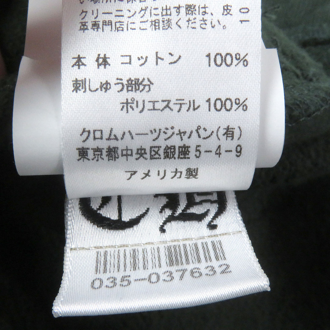 Great CHROME HEARTS Pants Y NOT SLO RIDE Logo embroidered scroll label