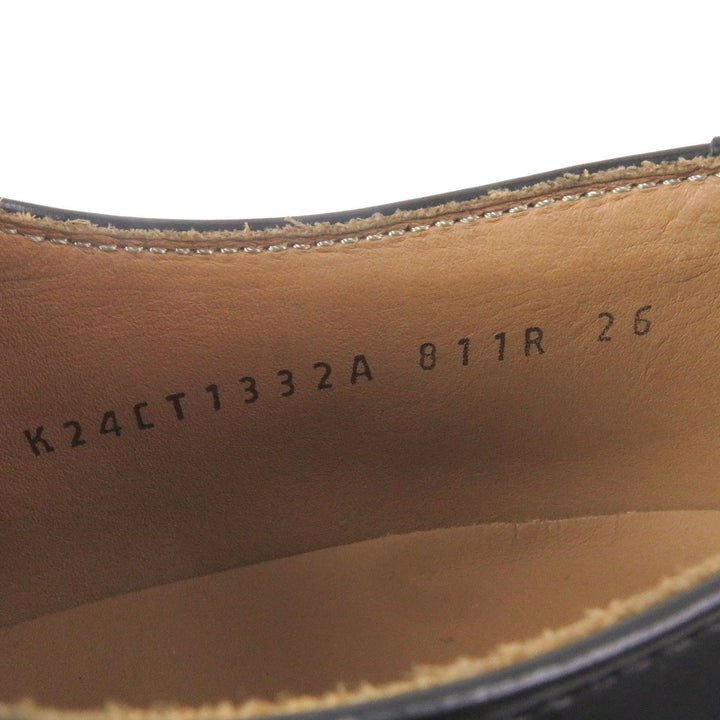 Pristine REGAL Dress shoes Cap toe Straight tip Lace up black leather mens 26