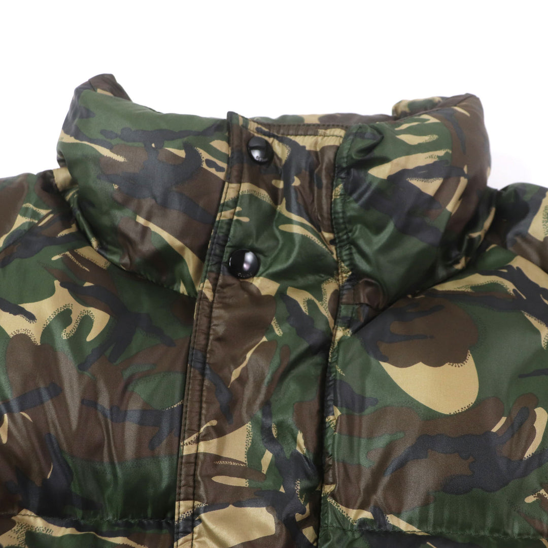 CELINE Jacket Logo Print Camouflage Pattern Green Brown Multi mens 54 2W4300610