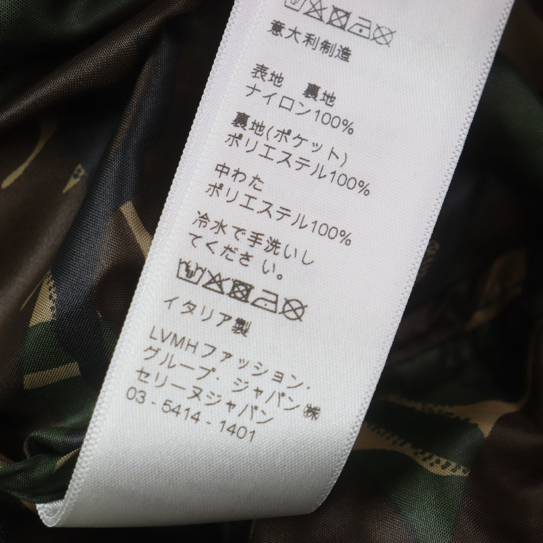 CELINE Jacket Logo Print Camouflage Pattern Green Brown Multi mens 54 2W4300610