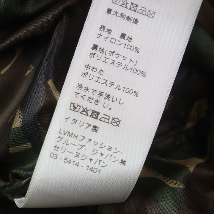 CELINE Jacket Logo Print Camouflage Pattern Green Brown Multi mens 54 2W4300610