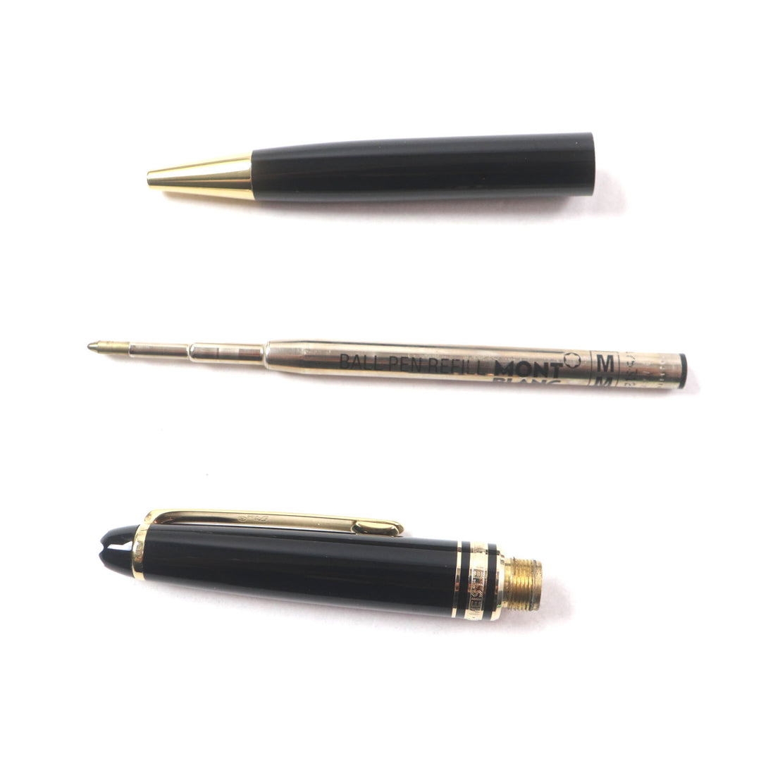 Excellent MONTBLANC Ballpoint pen Meisterstck Classic White Star Twist Type