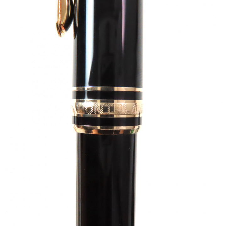 Excellent MONTBLANC Ballpoint pen Meisterstck Classic White Star Twist Type