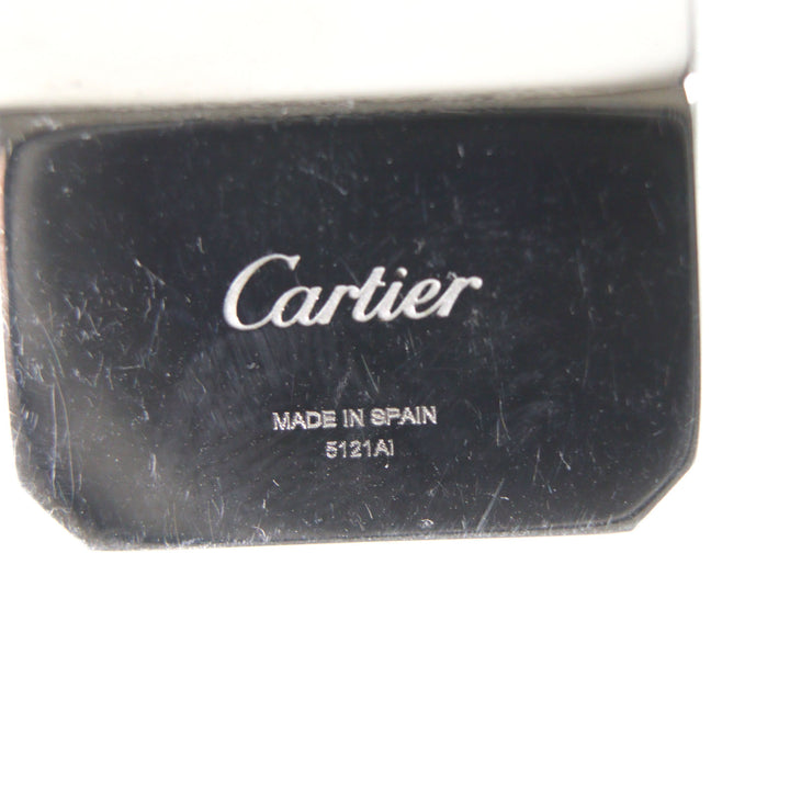 Very Good Cartier Money clip C de Cartier Decor Logo engraved Silver mens