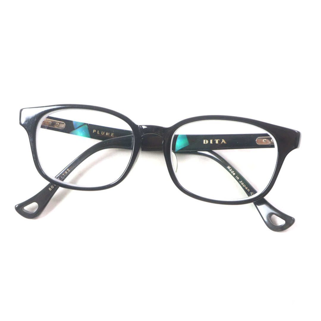 DITA Glasses PLUME Wellington black mens DRX-3026