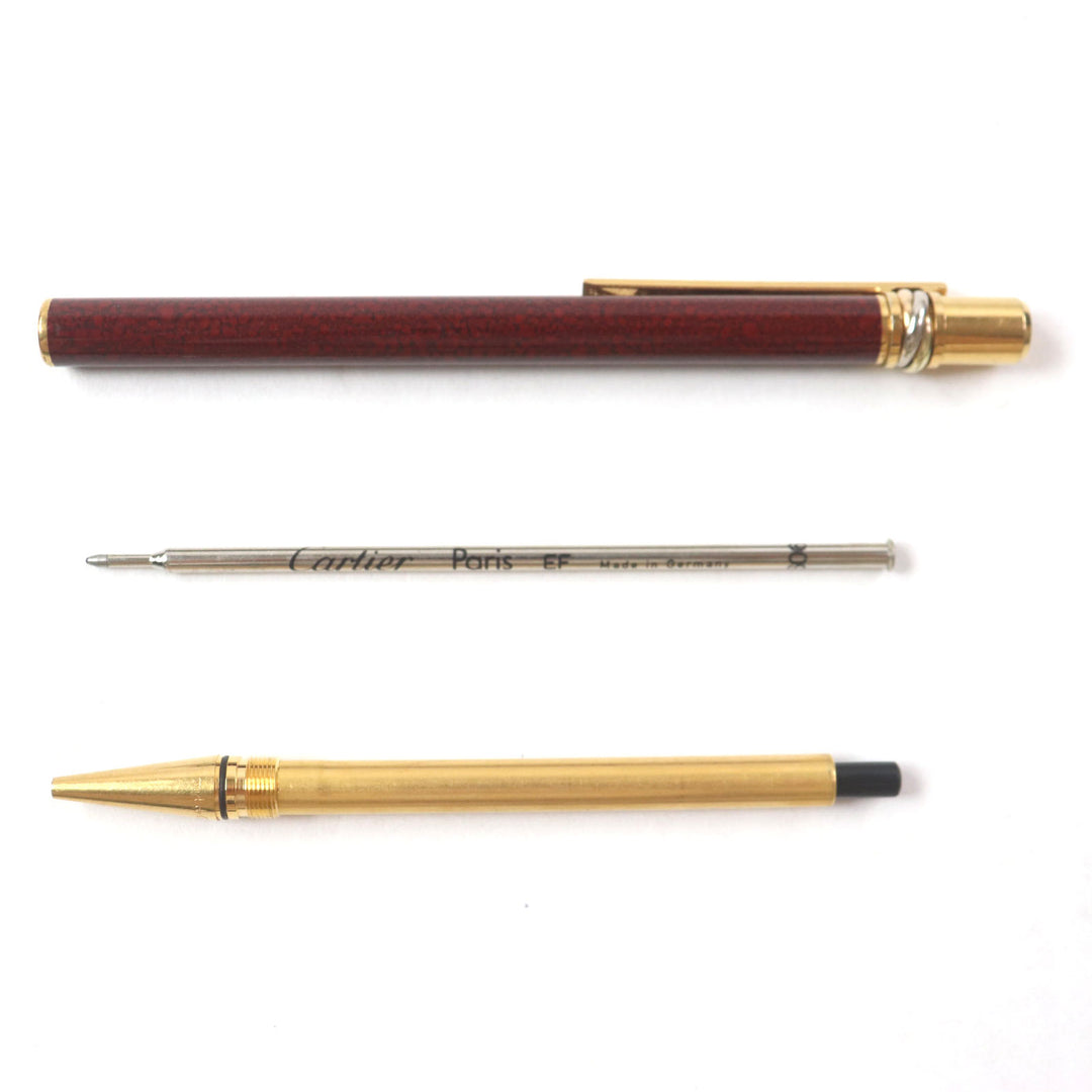 Very Good Cartier Ballpoint pen Trinity Bordeaux mens