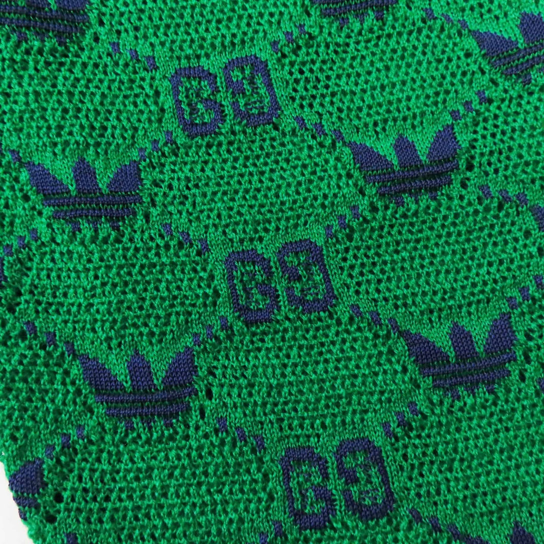 Excellent GUCCI×adidas Pants GG Trefoil wool jacquard jogger pants XS 693830
