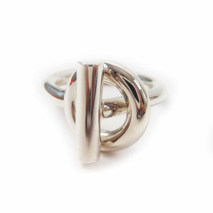 Pristine HERMES Ring Echappee Silver AG925 Women