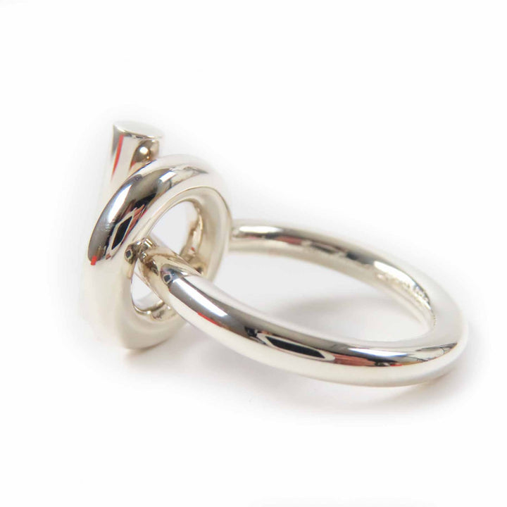 Pristine HERMES Ring Echappee Silver AG925 Women
