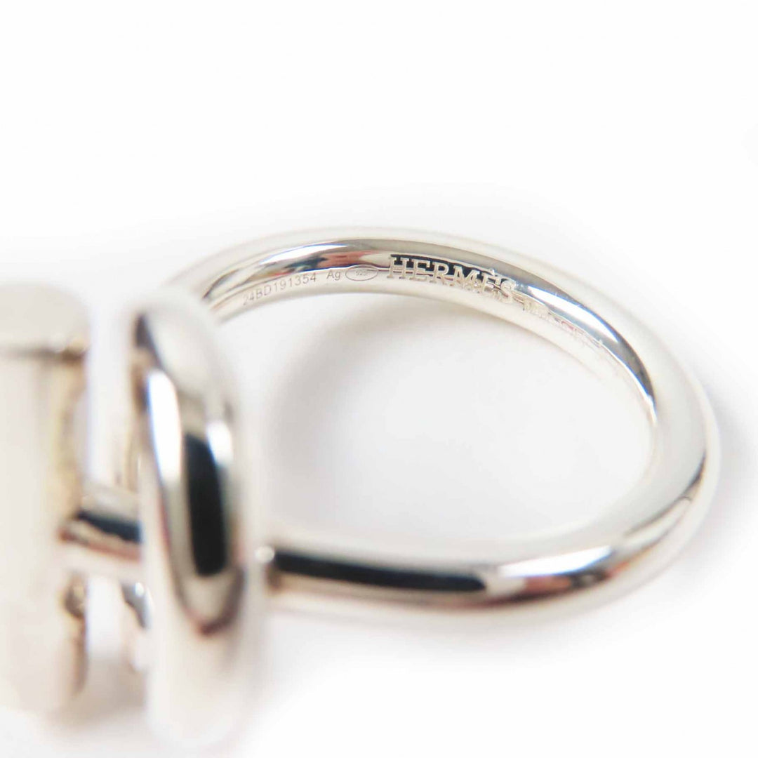 Pristine HERMES Ring Echappee Silver AG925 Women