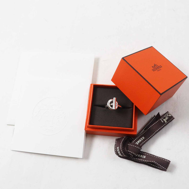 Pristine HERMES Ring Echappee Silver AG925 Women