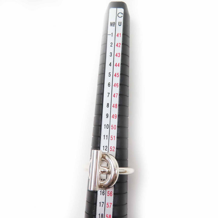 Pristine HERMES Ring Echappee Silver AG925 Women