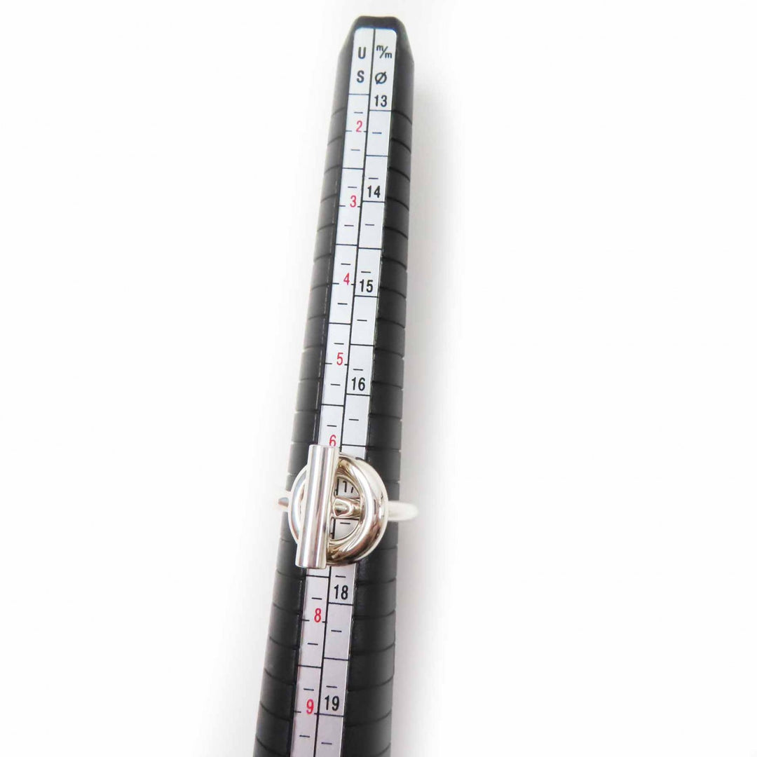 Pristine HERMES Ring Echappee Silver AG925 Women