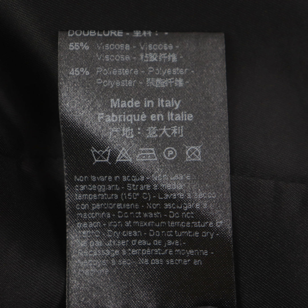 Excellent NEIL BARRETT TUXEDO tailored jacket TUXEDO Sleeve line black mens 52