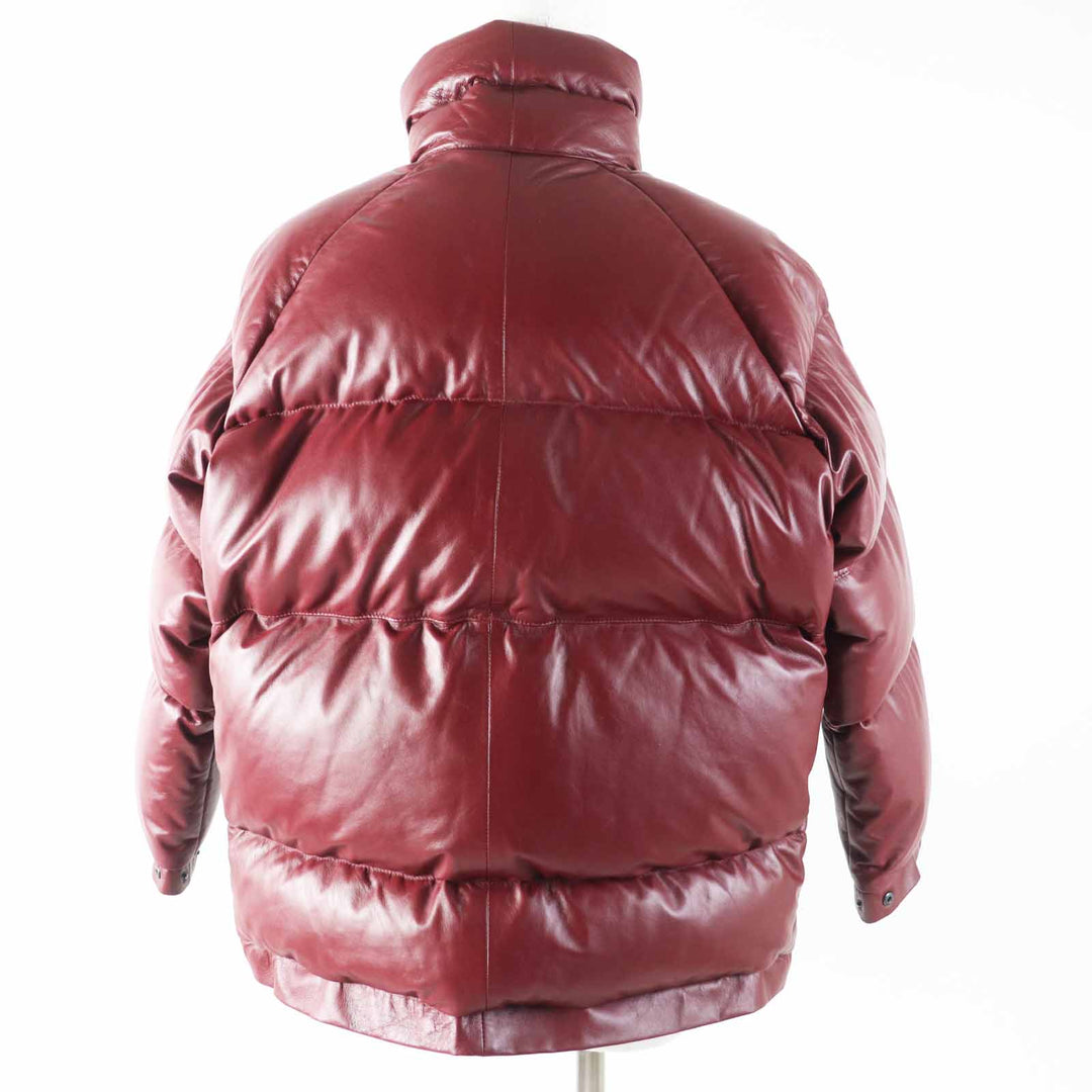 Great TAKESHI KOSAKA by Ys Pink Label Down jacket Bordeaux Sheep leather