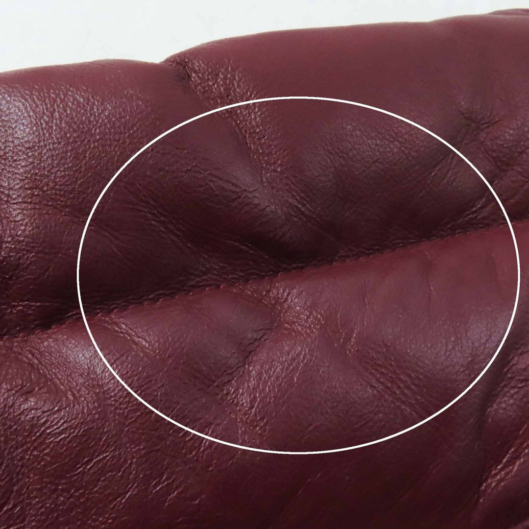 Great TAKESHI KOSAKA by Ys Pink Label Down jacket Bordeaux Sheep leather
