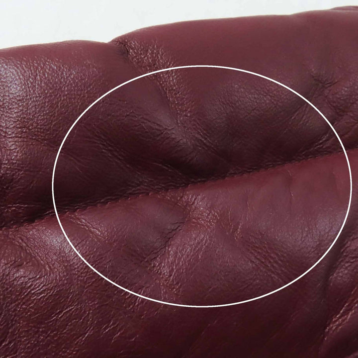 Great TAKESHI KOSAKA by Ys Pink Label Down jacket Bordeaux Sheep leather